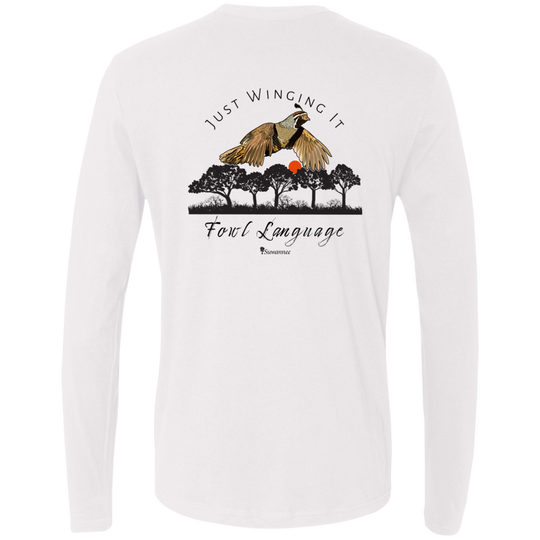 Just Winging It™ - Mens Tshirt - LS