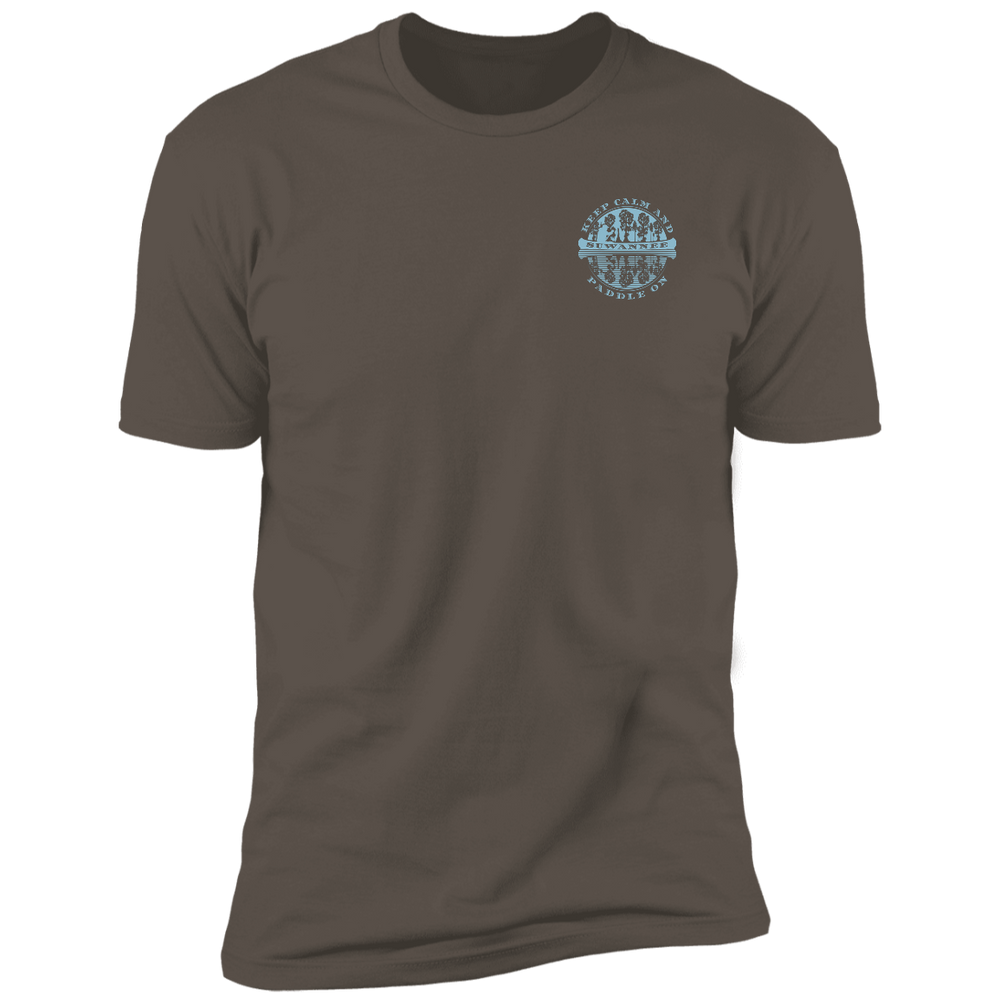 Canoe Adventure :: Mens SS Tshirt :: Keep Calm Paddle On™