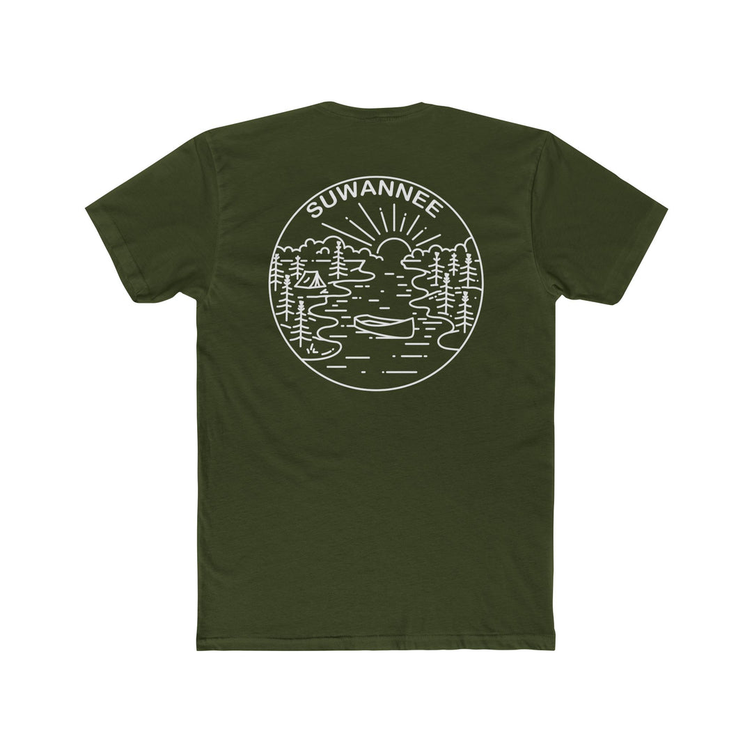 Camping Serenity Scene :: Mens Tshirt - SS :: Suwannee™