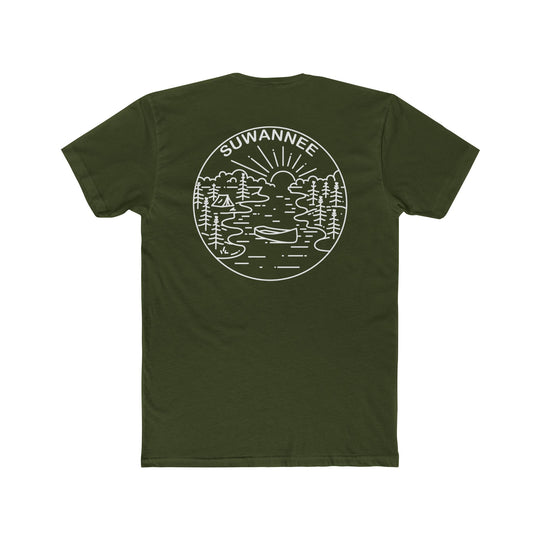 Camping Serenity Scene :: Mens Tshirt - SS :: Suwannee™