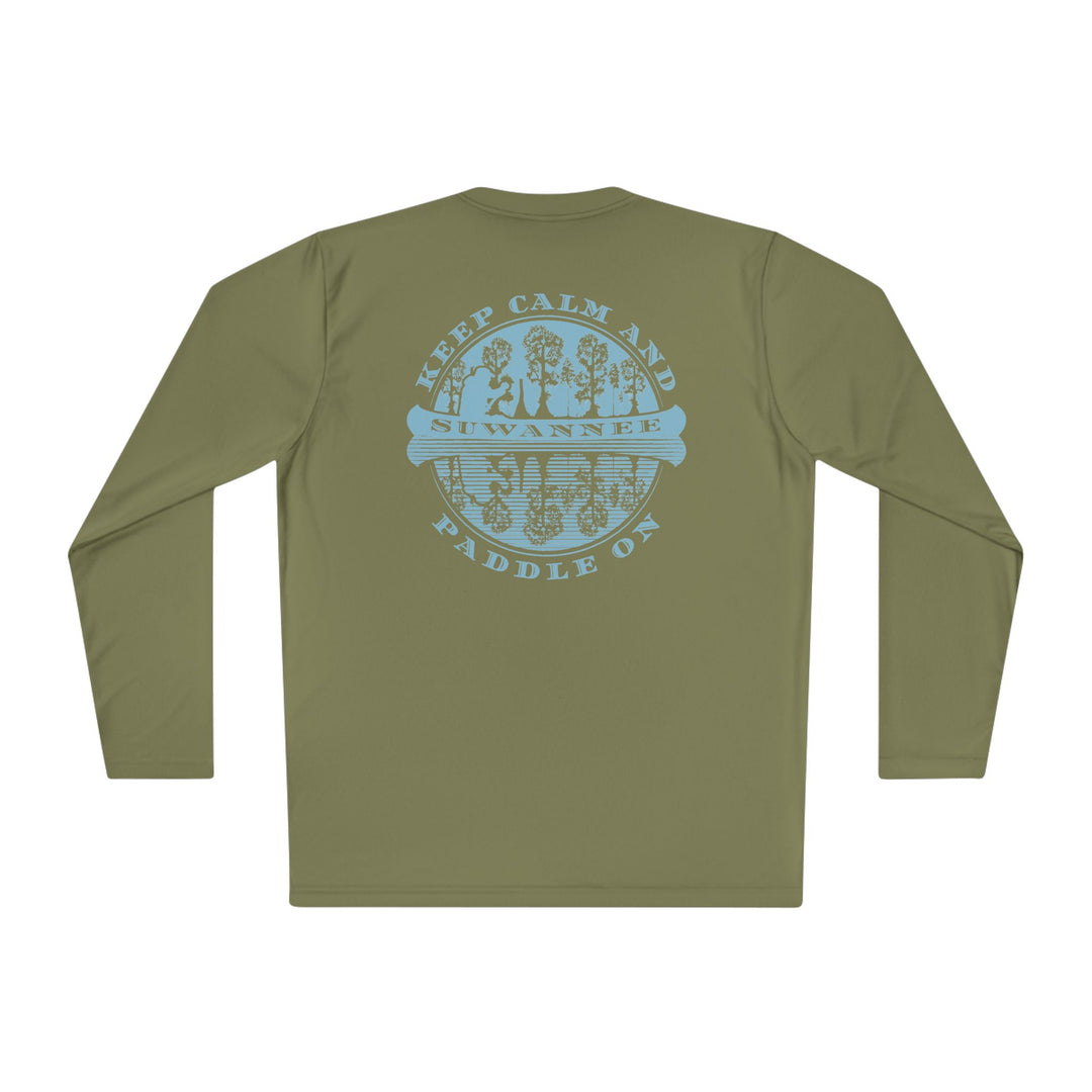 Canoe Adventure :: Mens LS Performance :: Keep Calm Paddle On™