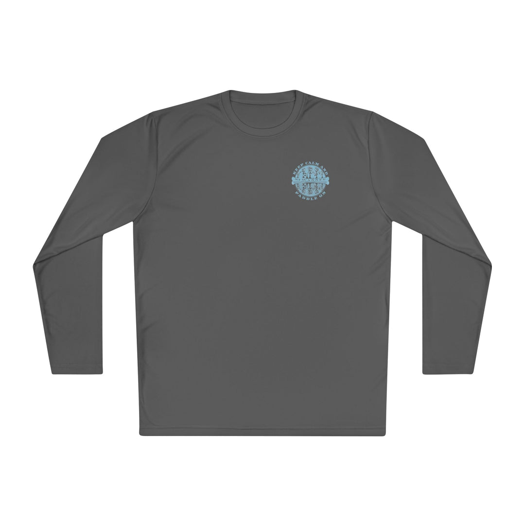 Canoe Adventure :: Mens LS Performance :: Keep Calm Paddle On™