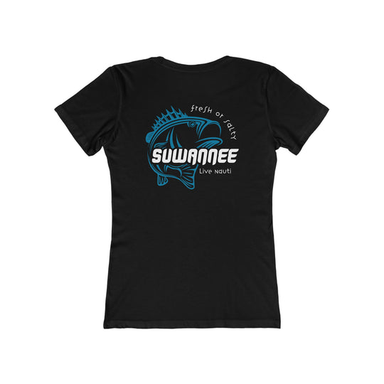 Blue Bass :: Womens SS Tshirt :: Fresh or Salty™