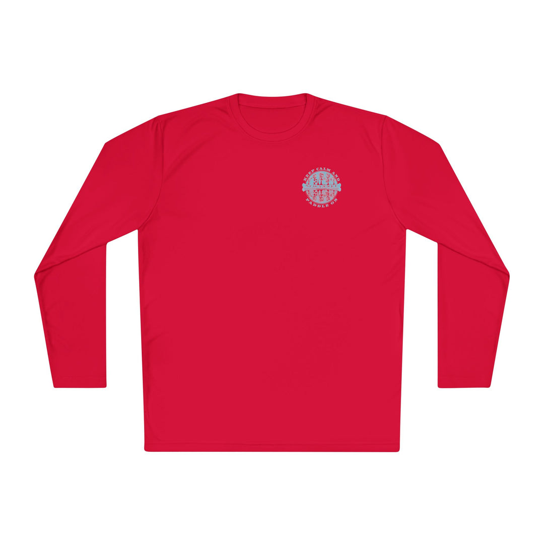 Canoe Adventure :: Mens LS Performance :: Keep Calm Paddle On™