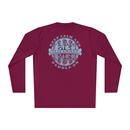 Canoe Adventure :: Mens LS Performance :: Keep Calm Paddle On™
