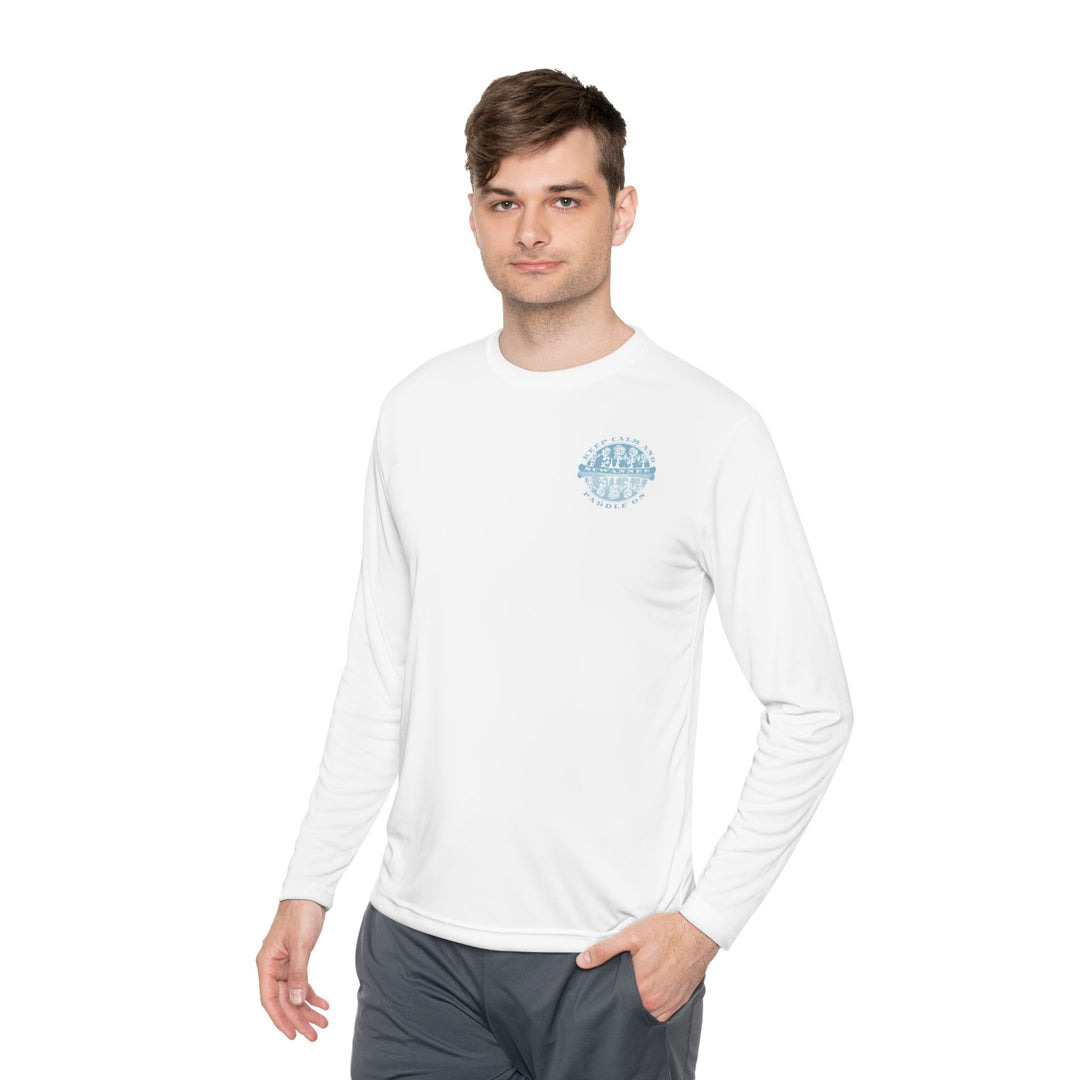 Canoe Adventure :: Mens LS Performance :: Keep Calm Paddle On™