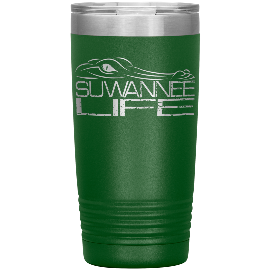 Sneaky_Gator_-_20oz_Tumbler_-_Suwannee_20oz_Tumbler_Green_Mockup.png