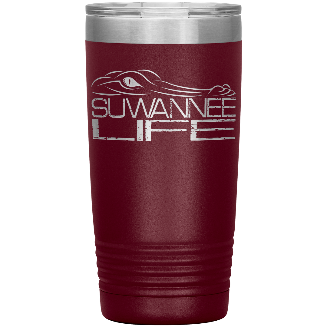 Sneaky_Gator_-_20oz_Tumbler_-_Suwannee_20oz_Tumbler_Maroon_Mockup.png
