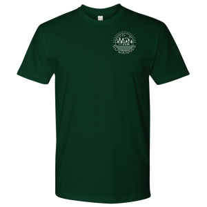 Camping Scene Line Art - Mens Tshirt - SS/LS - Suwannee™