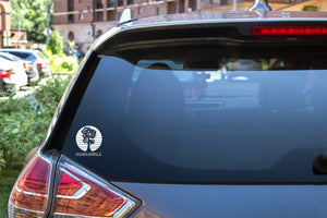 Cypress Sunset- Window Decal - White - Suwannee™
