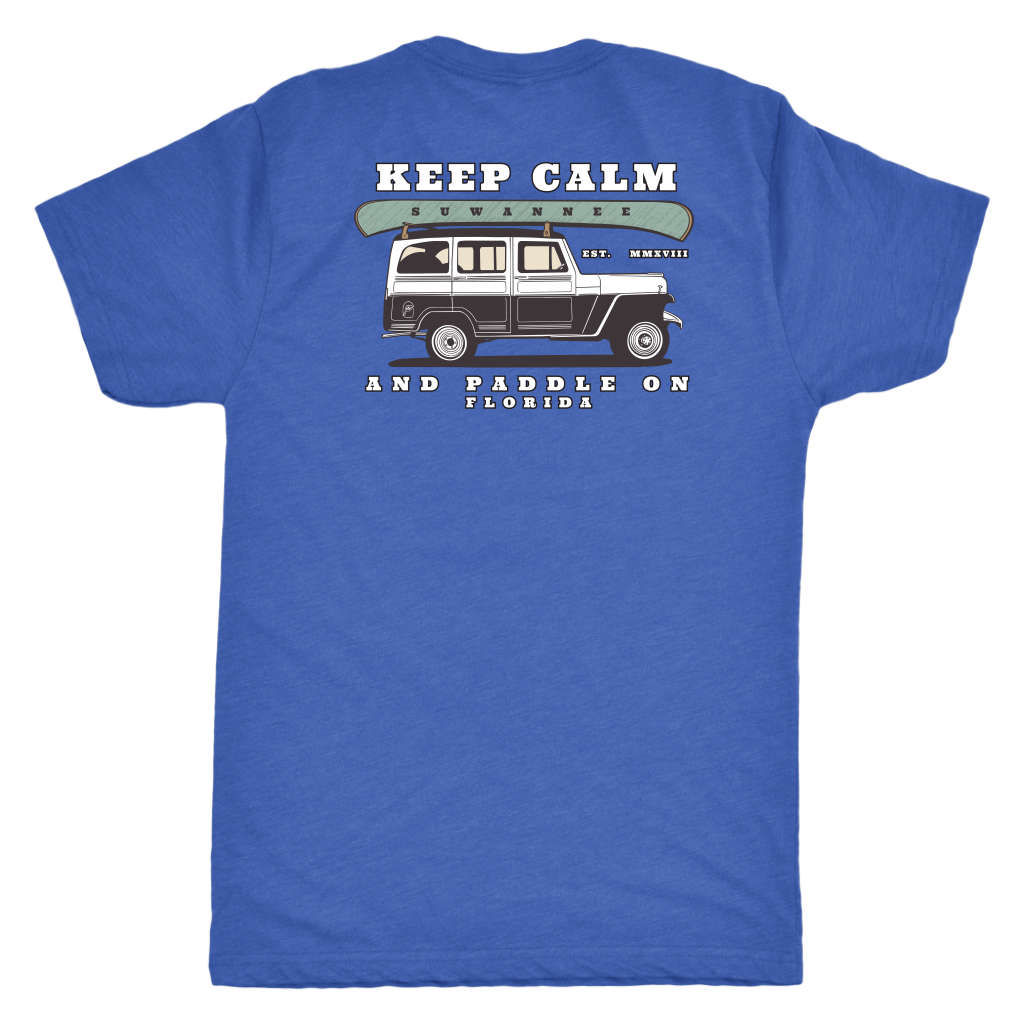 Keep Calm & Paddle On - Mens Unisex Tshirt - SS - Suwannee™