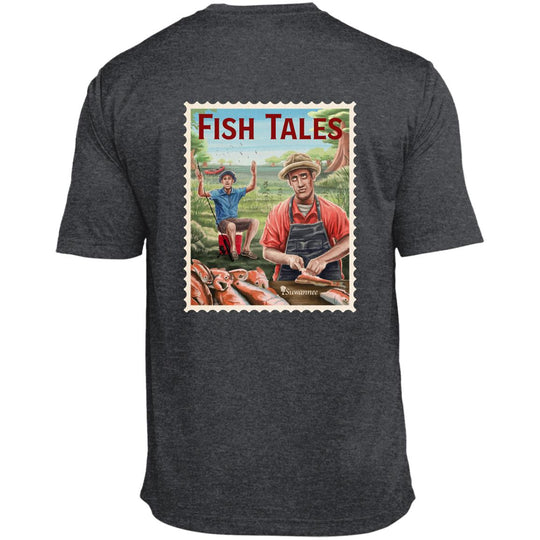 Fish Camp™ :: Mens SS Performance Tshirt :: Fish Tales™