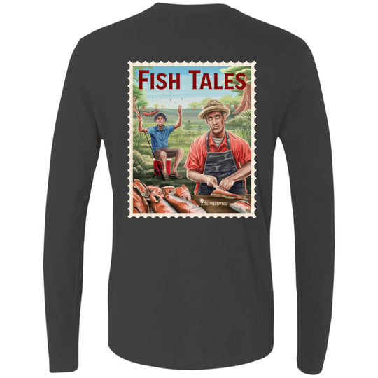 Fish Camp™ :: Mens LS Tshirt :: Fish Tales™
