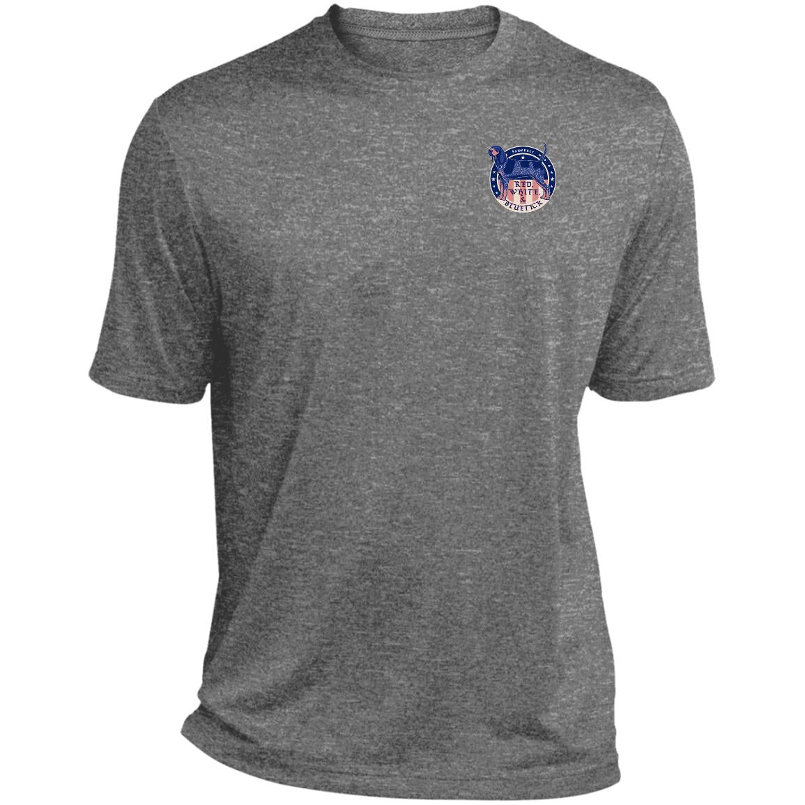 Red White u0026 Bluetick™ Badge :: Mens SS American Flag Performance Tshirt