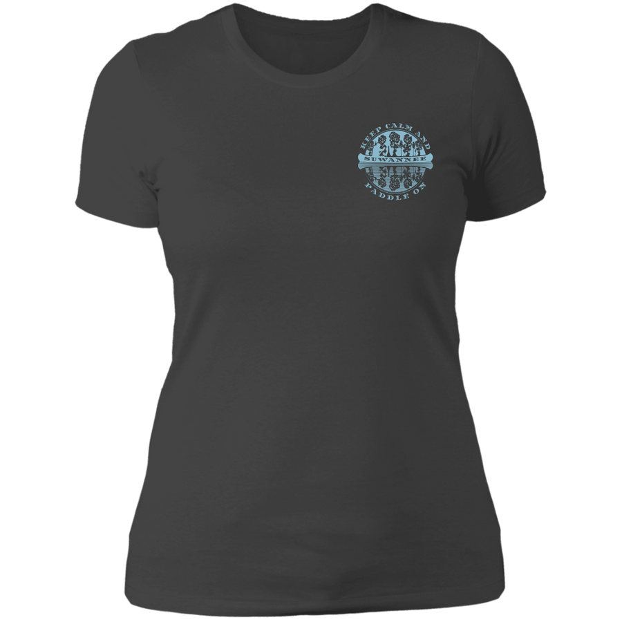 Canoe Adventure :: Womens SS Tshirt :: Keep Calm Paddle On™