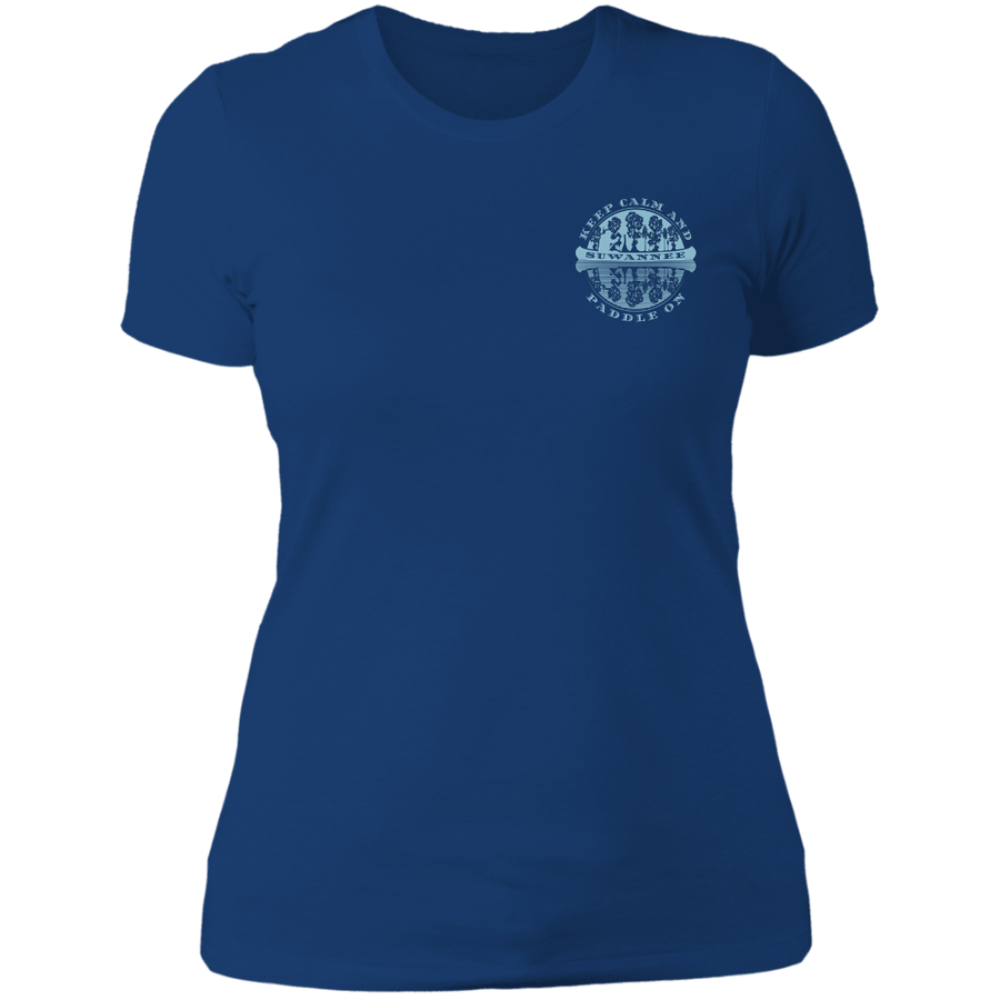 Canoe Adventure :: Womens SS Tshirt :: Keep Calm Paddle On™