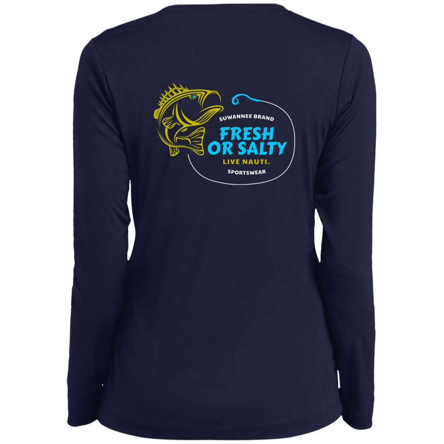 Bass Lure :: Womens LS Performance :: Fresh or Salty™