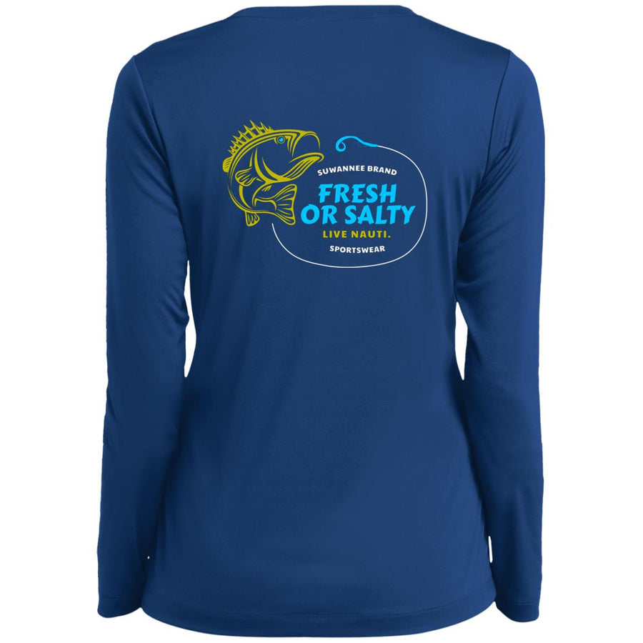 Bass Lure :: Womens LS Performance :: Fresh or Salty™