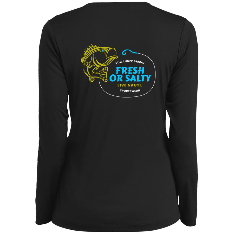 Bass Lure :: Womens LS Performance :: Fresh or Salty™
