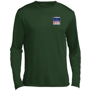 Red White & Bluetick™ :: Mens LS American Flag Performance Tshirt