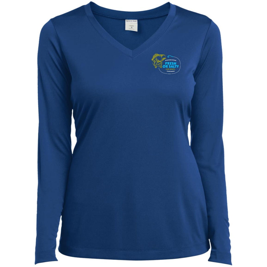 Bass Lure :: Womens LS Performance :: Fresh or Salty™