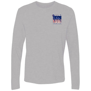 Red White & Bluetick™ :: Mens LS American Flag Tshirt :: Americana