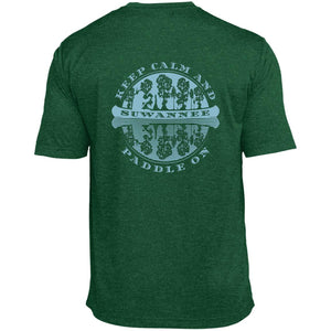 Canoe Adventure :: Mens SS Performance :: Keep Calm Paddle On™