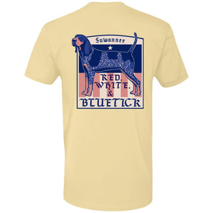 Red White & Bluetick™ :: Mens SS American Flag Tshirt :: Americana