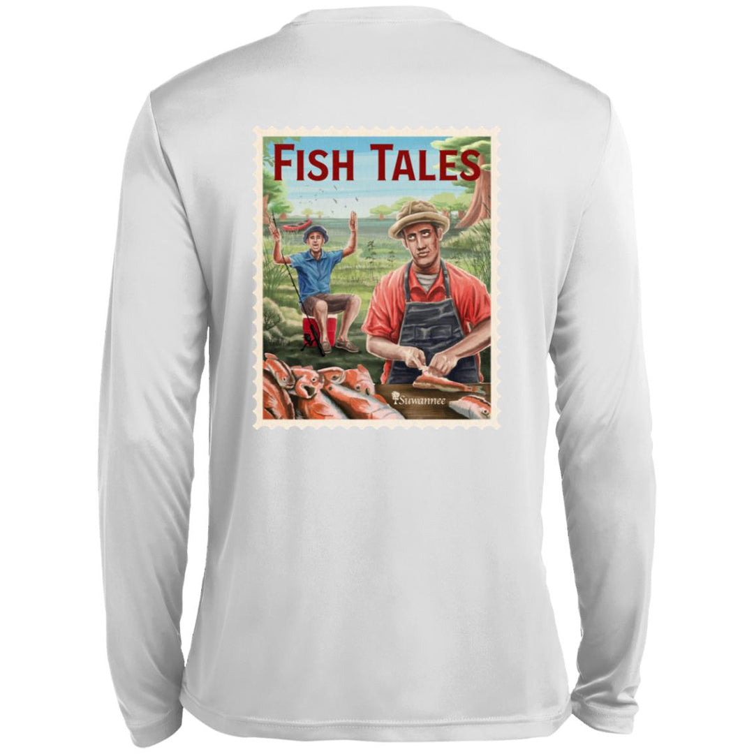 Fish Camp™ :: Mens LS Performance Tshirt :: Fish Tales™