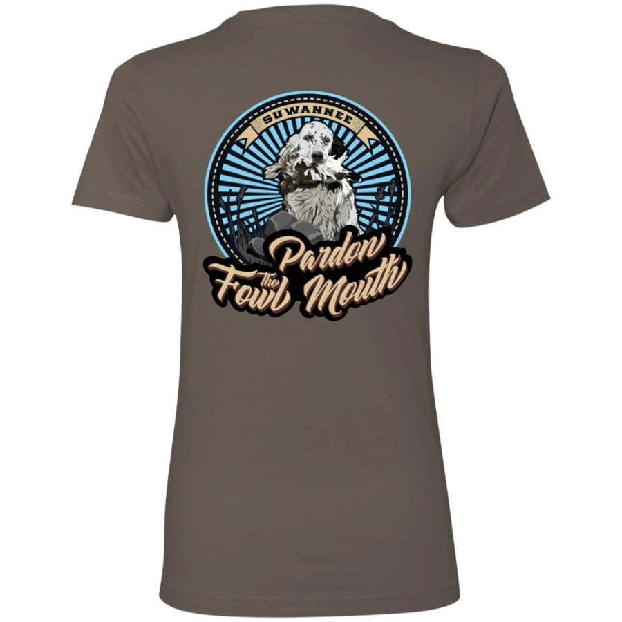 Pardon The Fowl Mouth™ Setter :: Womens SS Tshirt :: Fowl Language™