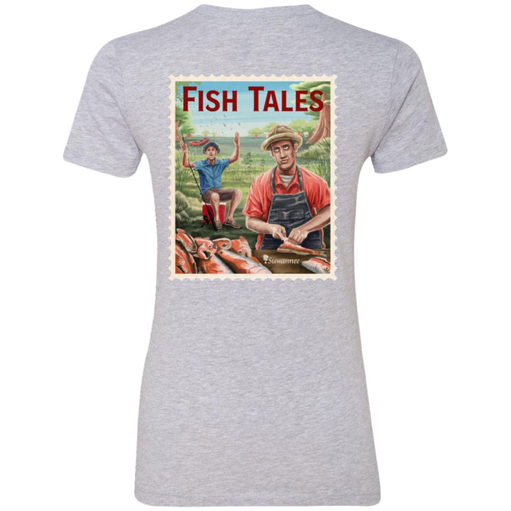 Fish Camp™ :: Womens SS Tshirt :: Fish Tales™