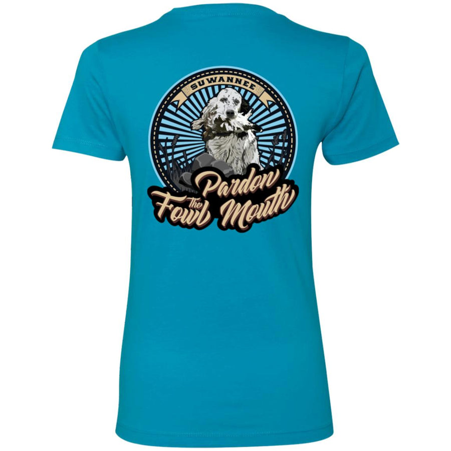 Pardon The Fowl Mouth™ Setter :: Womens SS Tshirt :: Fowl Language™