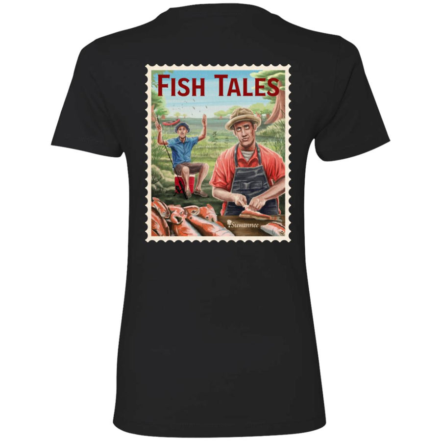 Fish Camp™ :: Womens SS Tshirt :: Fish Tales™