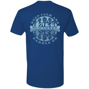 Canoe Adventure :: Mens SS Tshirt :: Keep Calm Paddle On™