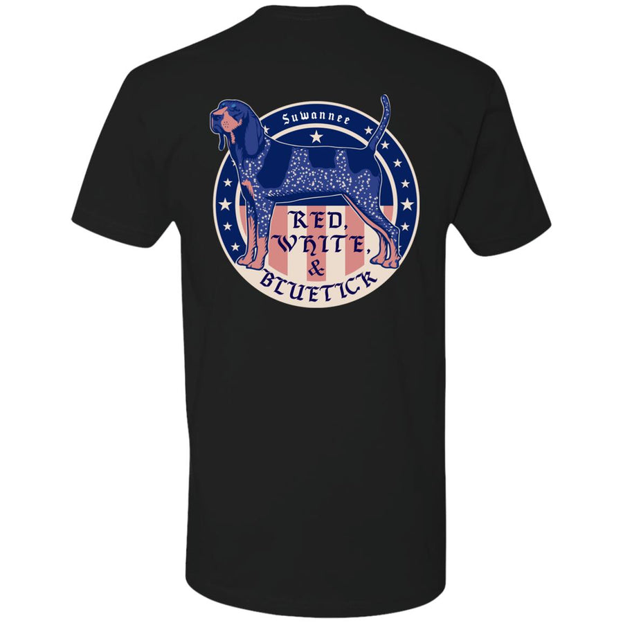 Red White & Bluetick™ Badge :: Mens SS American Flag Tshirt :: Americana