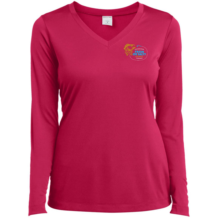 Bass Lure :: Womens LS Performance :: Fresh or Salty™