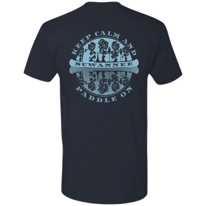 Canoe Adventure :: Mens SS Tshirt :: Keep Calm Paddle On™