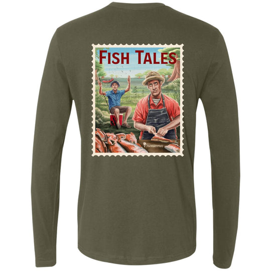 Fish Camp™ :: Mens LS Tshirt :: Fish Tales™