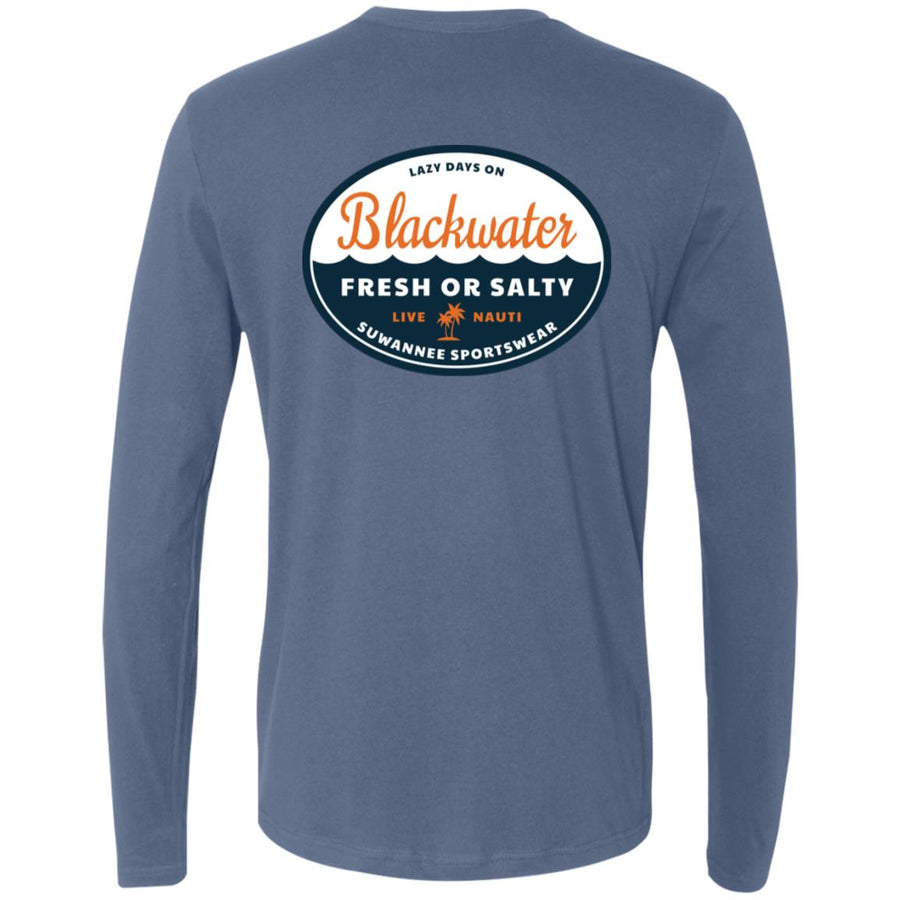 Fresh or Salty :: Mens LS Tshirt :: Blackwater™