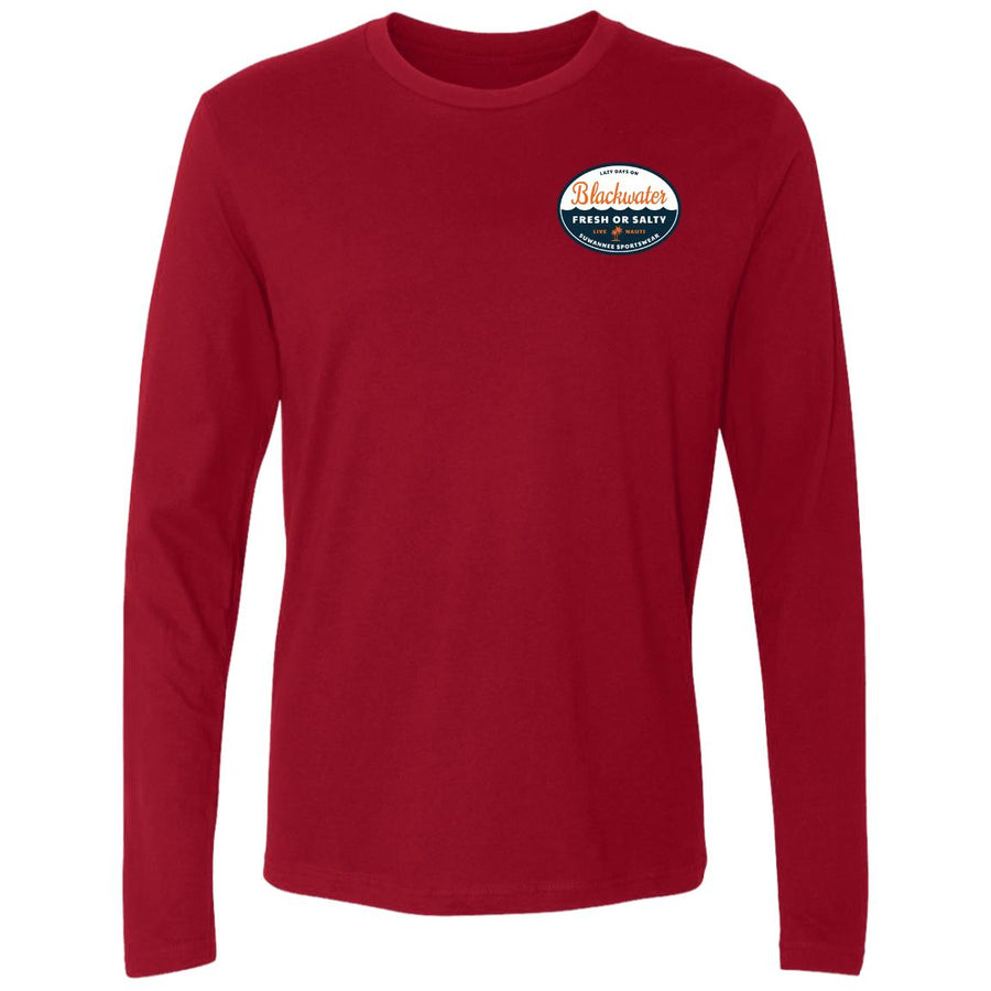 Fresh or Salty :: Mens LS Tshirt :: Blackwater™