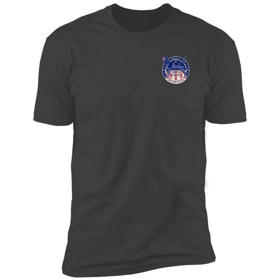 Red White & Bluetick™ Badge :: Mens SS American Flag Tshirt :: Americana