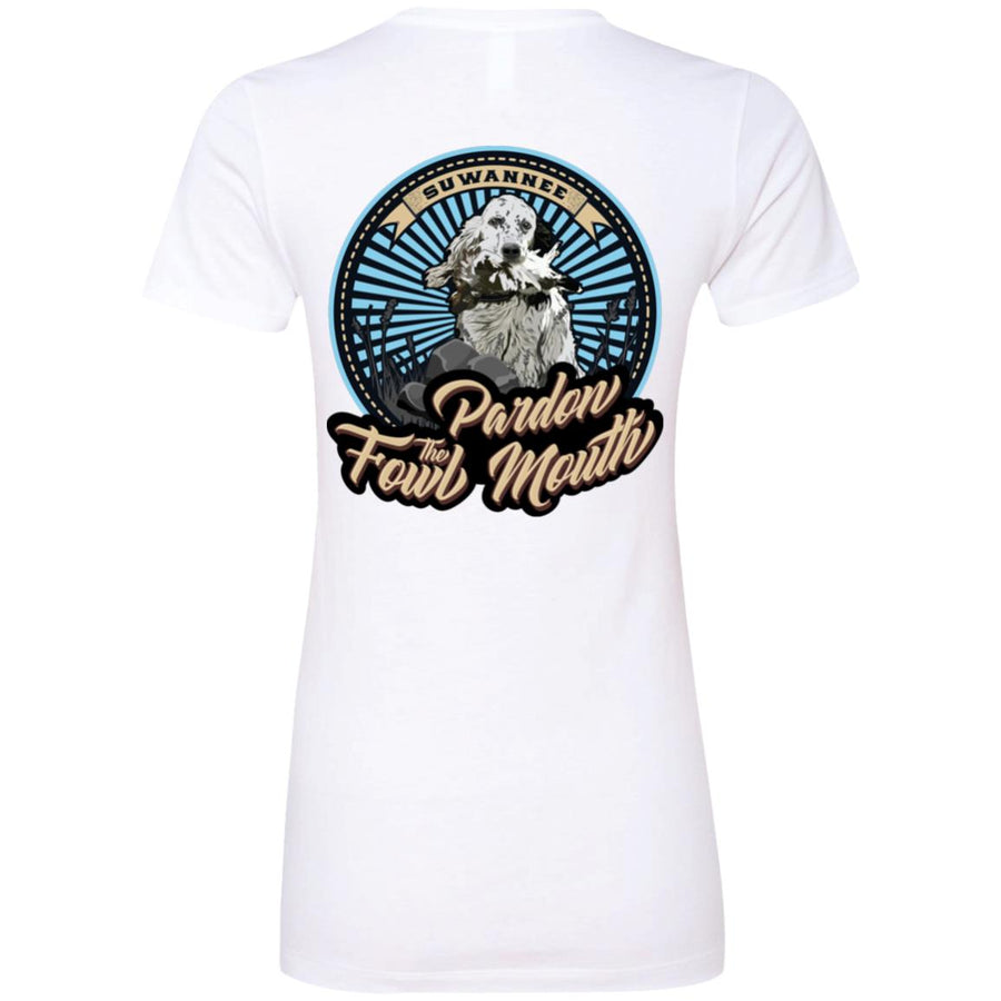 Pardon The Fowl Mouth™ Setter :: Womens SS Tshirt :: Fowl Language™