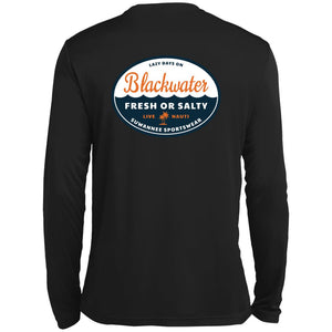 Fresh or Salty :: Mens LS Performance Tshirt :: Blackwater™