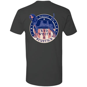Red White & Bluetick™ Badge :: Mens SS American Flag Tshirt :: Americana