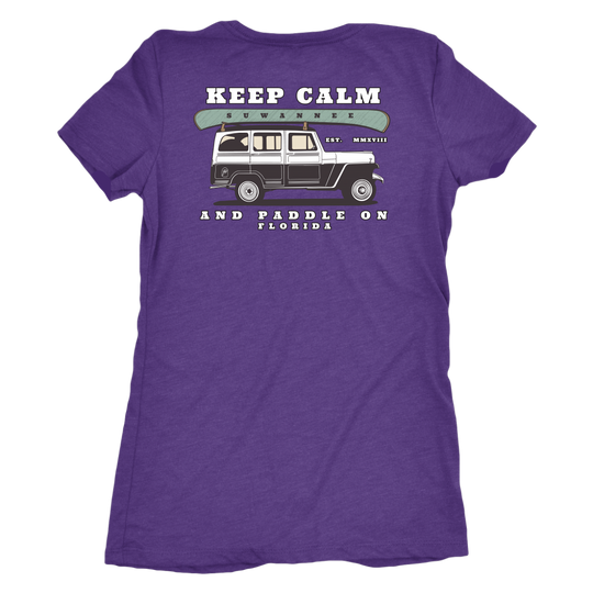 Keep Calm & Paddle On - Womens Tshirt - SS - Suwannee™