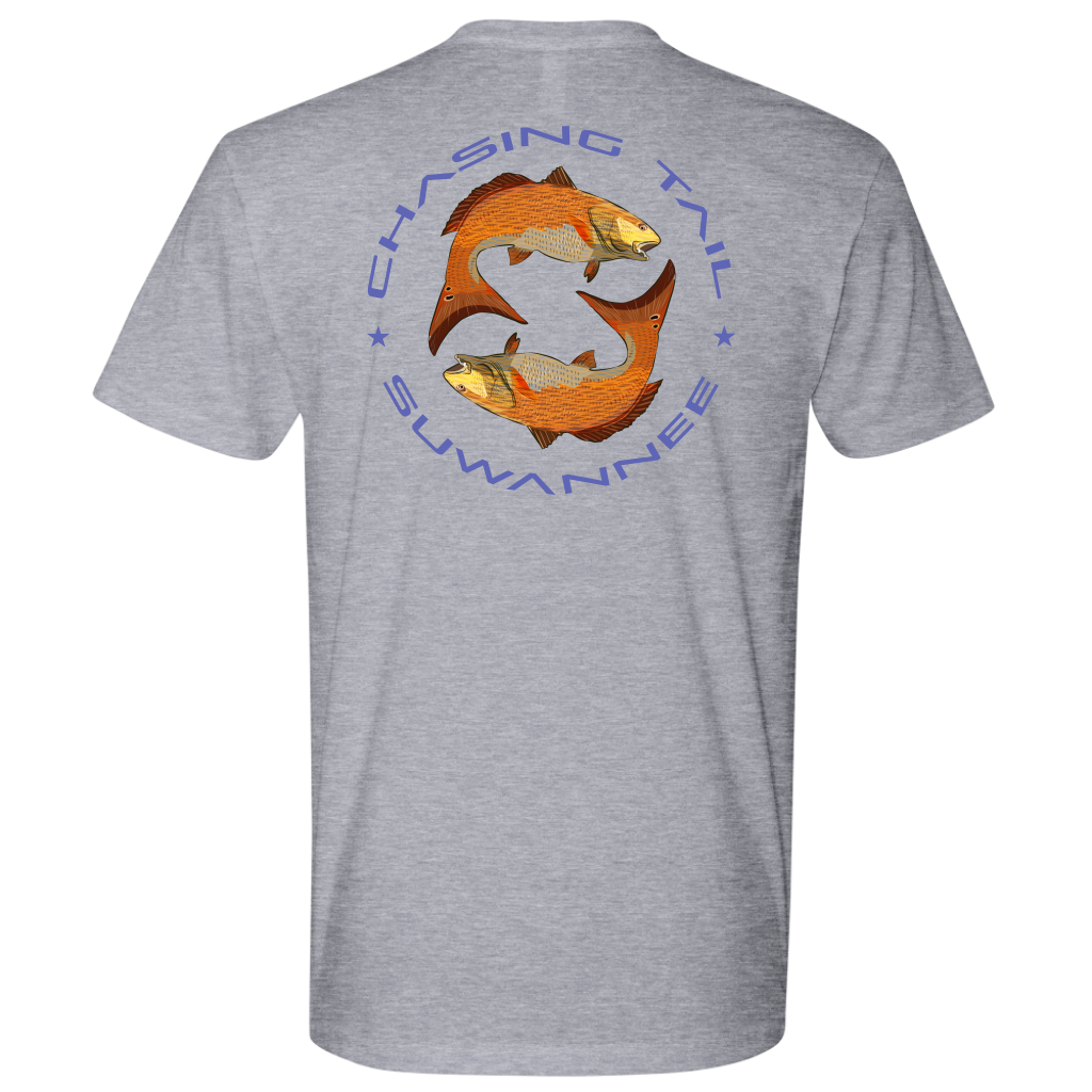 Redfish Chasing Tail - Mens Tshirt - SS/LS - Suwannee™