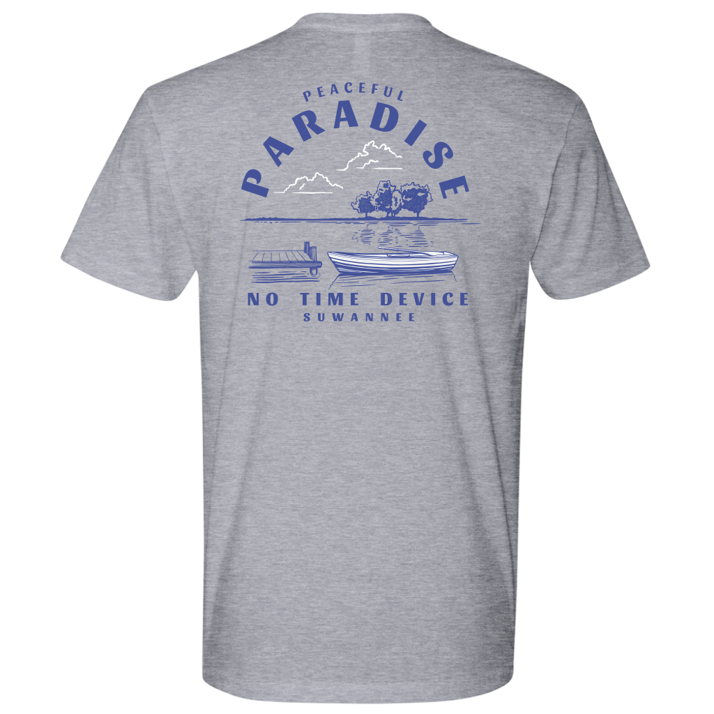 Peaceful Paradise Dock - Mens Unisex Tshirt - SS - Suwannee™