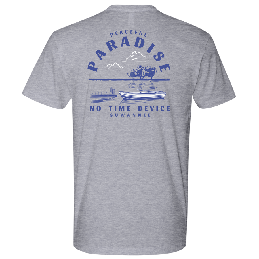 Peaceful Paradise Dock - Mens Unisex Tshirt - SS - Suwannee™