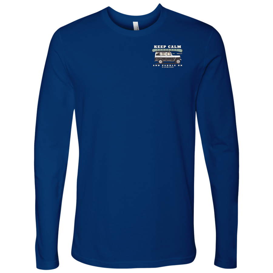 Keep Calm & Paddle On - Mens Unisex Tshirt - LS - Suwannee™