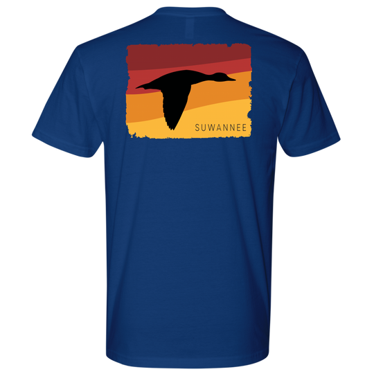 Sunset Duck v1 - Mens Tshirt - SS/LS - Suwannee™